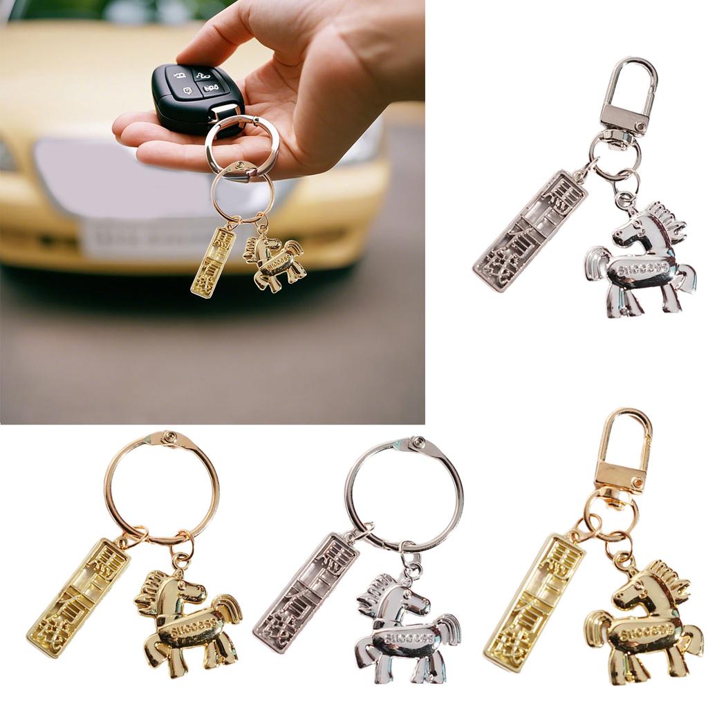 Portable Lucky Charm Keychain Compact Size Keyrings Pendant for Keys Bags Backpacks Ideal Gift Special Occasions