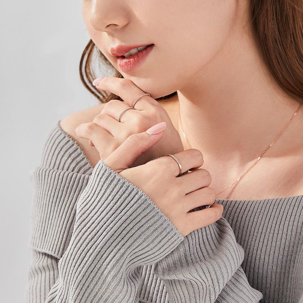 [Dorocy] 14K Mini Me Bubble Ring (Size 6-14)