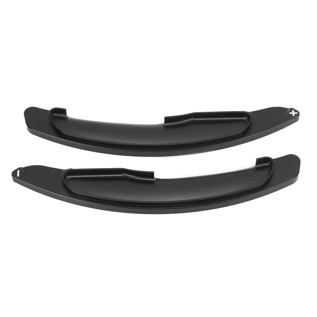 2ks Prodloužení řadicích pádel volantu Náhrada pro Mitsubishi Outlander Lancer Eclipse Černá