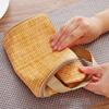 Strohgewebte wasserdichte, isolierte Thermo-Bento-Lunch-Einkaufstasche, Reise-Picknickbox