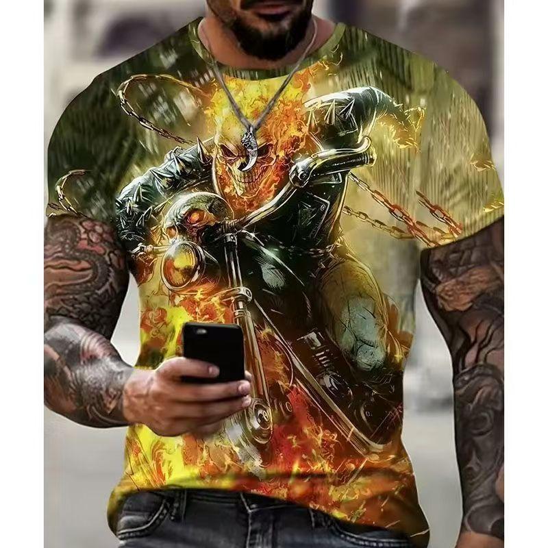 Fashion Versatile Men's Top Casual Loose Short Sleeves Comfortable T-Shirts Men’s