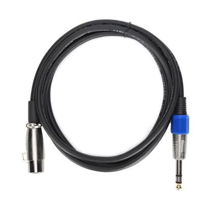 JORINDO JD6015 XLR Buchse auf 6,35mm Klinke Symmetrisches Signalkabel XLR auf 1/4 Zoll Mikrofonkabel 2 M