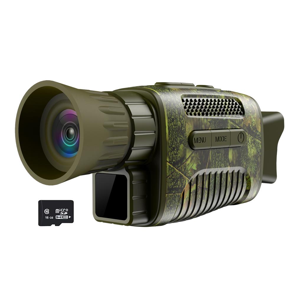 1080P Portable Night-Visions Device Day Night Use Photo Taking Video Recording 4X Digital Zoom Monocular Scope 5MP 8MP 12MP Photo Resolution 7 Levels