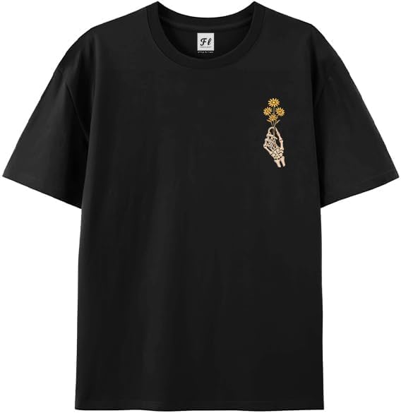 

Find Someone Who Grows Flowers in The Darkest Parts Shirt, Skeleton Graphic Tee, Romantic Love Gift Top 5XL різнокольоровий