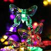 Luces de Cadena LED de Mariposa para Exteriores