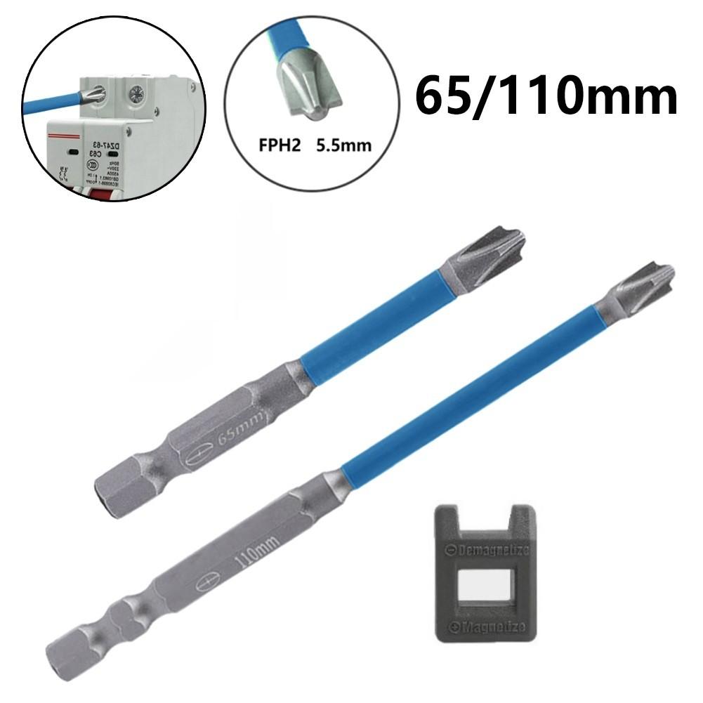 65mm 110mm Schraubendreher-Bit-legierter Stahl für Rostschutz des Elektrikers FPH2