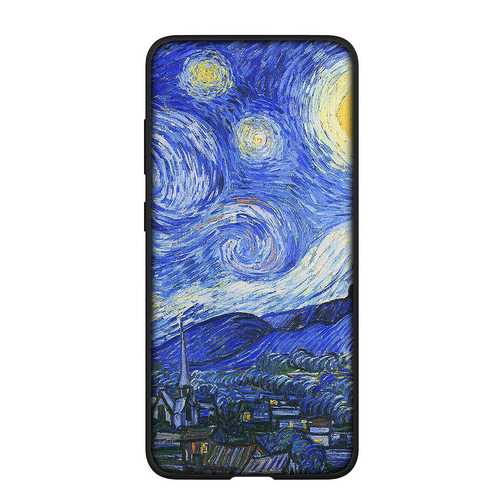 Phone Case for Samsung Galaxy S25 S24 S23 iPhone 16 15 Xiaomi Redmi Note 14 13 12 16E X 11 Pro OPPO Moto Huawei Wallpaper Van Gogh Starry Night Cover