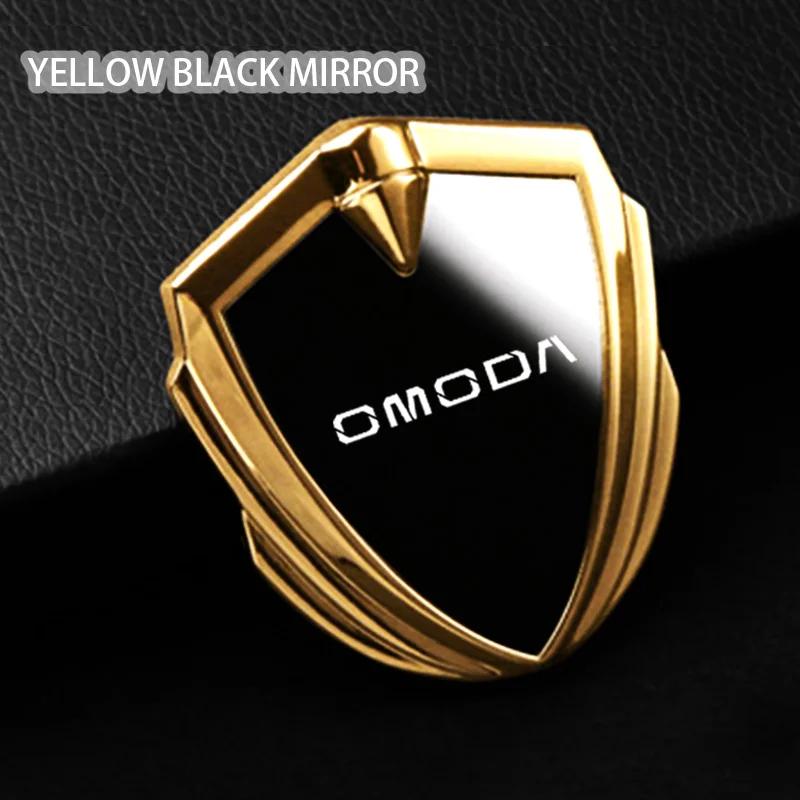 Metal 3D Emblem StickerFor Chery Omoda 5 E5 Ev 5 2025 Logo Key Cover Key Case Body Kit Parts Accessories Car Body Shield Badge