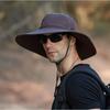 Outdoor Hat Summer Sunscreen Fisherman Hat Leisure Sun Hat Mountaineering Fishing Hat UV Protection Sun Hat
