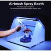 Airbrush Spray Booth Kit New Model Miniature Airbrushing Spray Booth DIY Crafts Paint Coloring Workbench