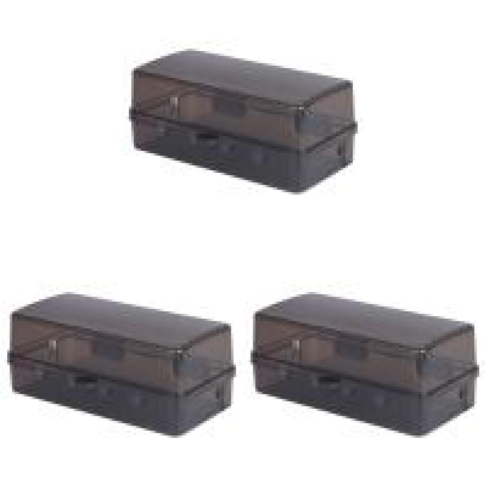 

- Waterproof Large Outdoor Electrical Box Weatherproof Protect Outlet Plug (Blac