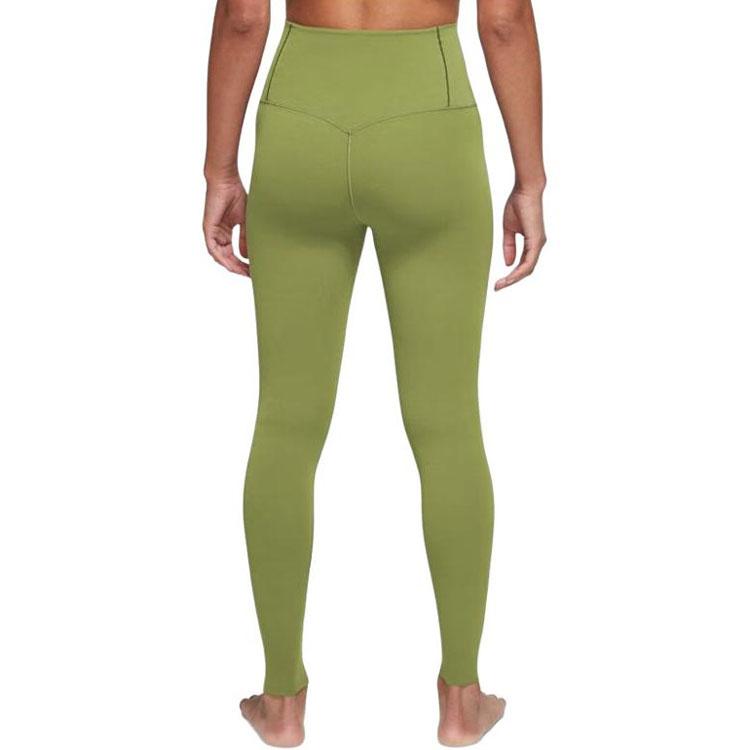 Nike High Waist Training Tights Women Bottoms Green DQ6016-377