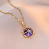 Women's Christmas Zircon Clavicle Pendant - Elegant Cross-border Fashion Design