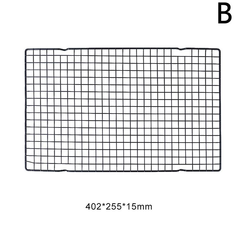 

Сетка из нержавеющей стали с антипригарным покрытием Противень для выпечки Охлаждающая стойка для выпечки тортов Духовка Кухня Пицца Хлеб Держатель для печенья Полка для гриля 402*255*15mm