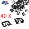 40X Windshield Window Reveal Molding Trim Clips for 1965-83 Ford Fairmont