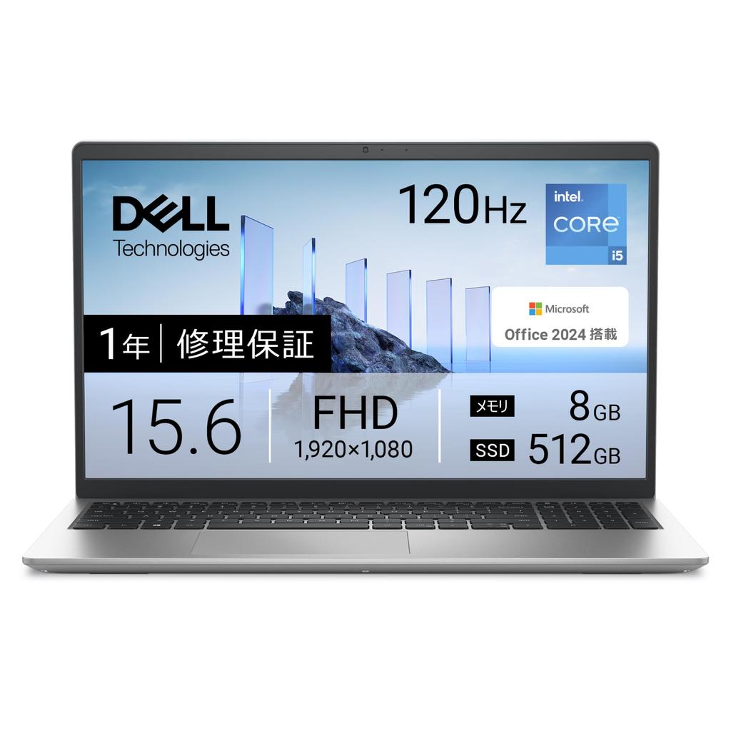 Dell 15 DC15250 Intel Core 8GB 512GB Office Windows Platinum Repair Service Hard Drive Return 15.6-inch Laptop, i5-1334U, Memory, SSD, 2020, 11,