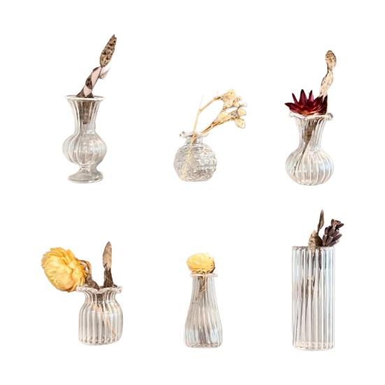 5/6/11Pcs Mini Vase Refrigerator Magnet DIY Home Office Kitchen Locker Fridge 3D