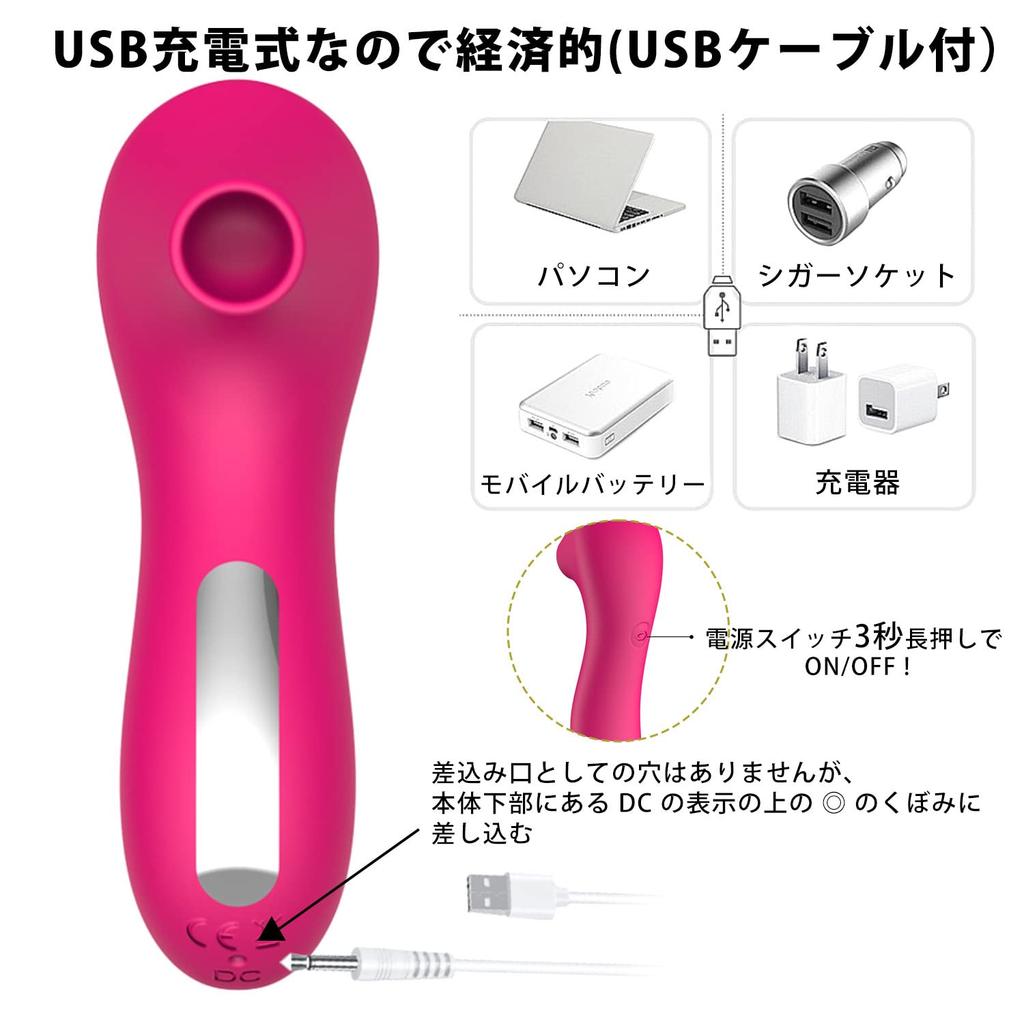 Suction Comes with Storage 10 Vibration Sucking For Clitoral Washable X.T.C. [2022] Vibrator, Vibrator, Bag, Powerful, Modes, Vibrator, Women, USB,