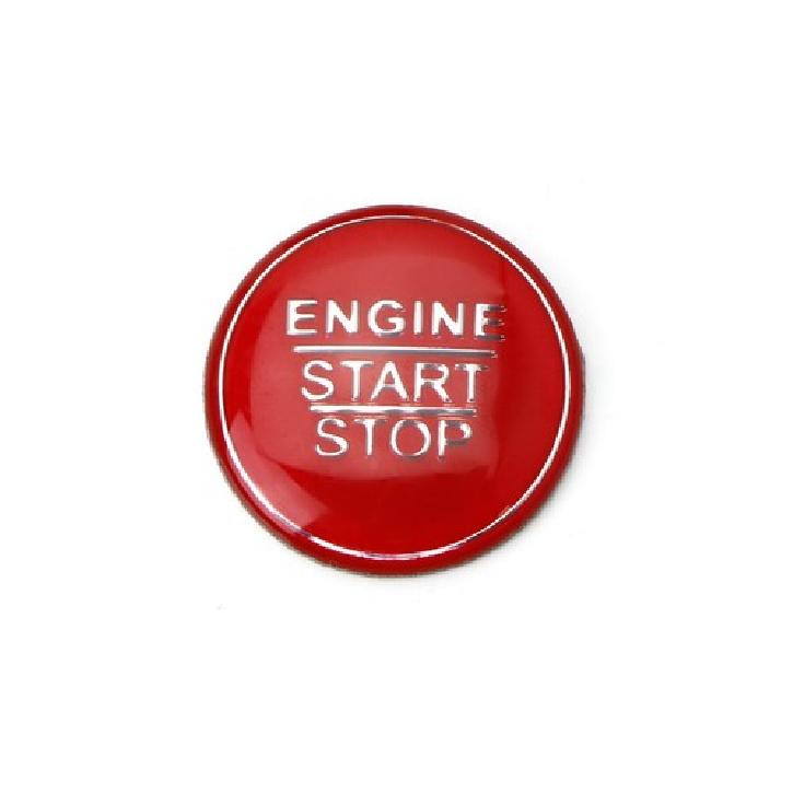 Red Keyless Engine Push Start Button Cover For Toyota Camry Tacoma Prius Avalon