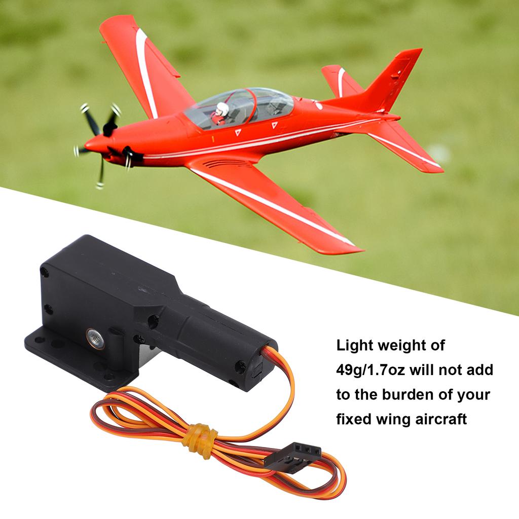 Electric Retractable Landing Gear Simulation Worm Landing Part for 1.2M RC Plane Fixed Wing Aircraft