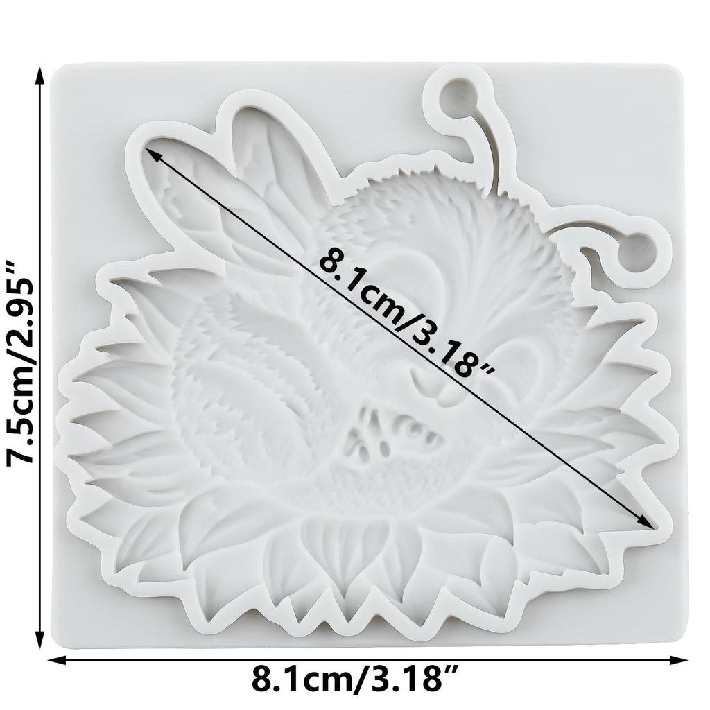 Insect Silicone Mold Worm Bee Ladybug Fondant Molds Cake Decorating Tools Theme Cake Dessert Decorated Chocolate Candy Mold