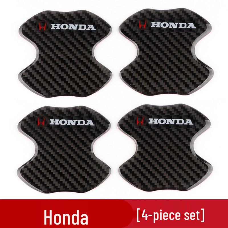 Hot Seller: Trendy Unlimited Carbon Fiber Car Anti-Scratch Door Bowl Sticker