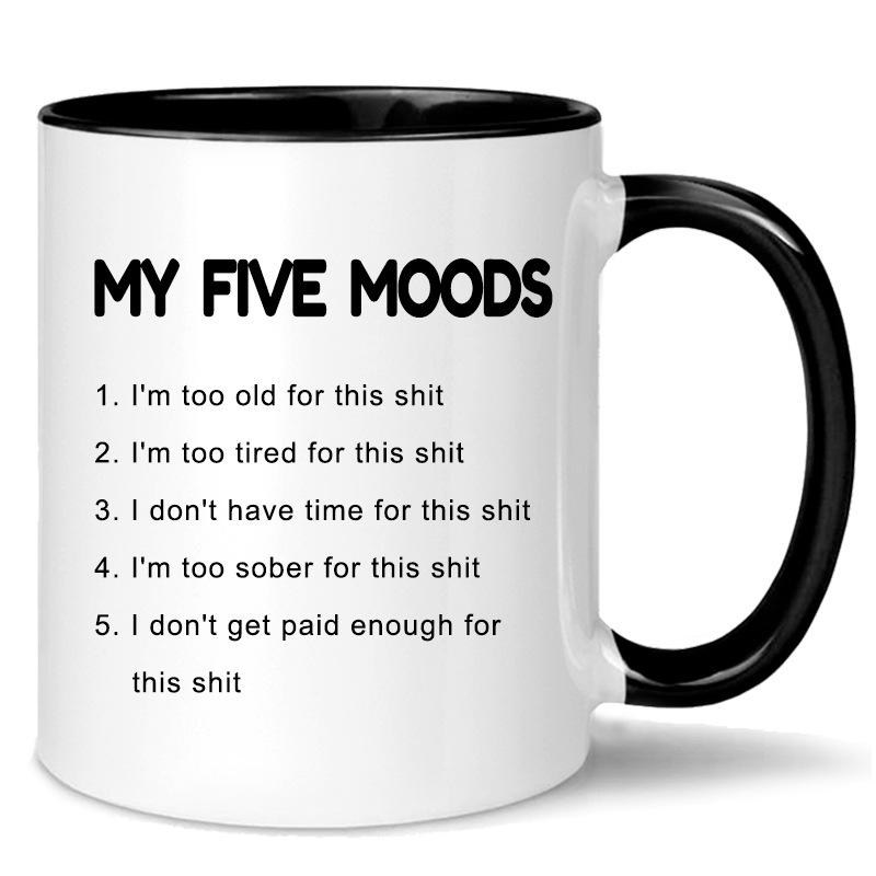 Кружка офисная чашка домашняя чашка инстаграм стиль 301-400ml