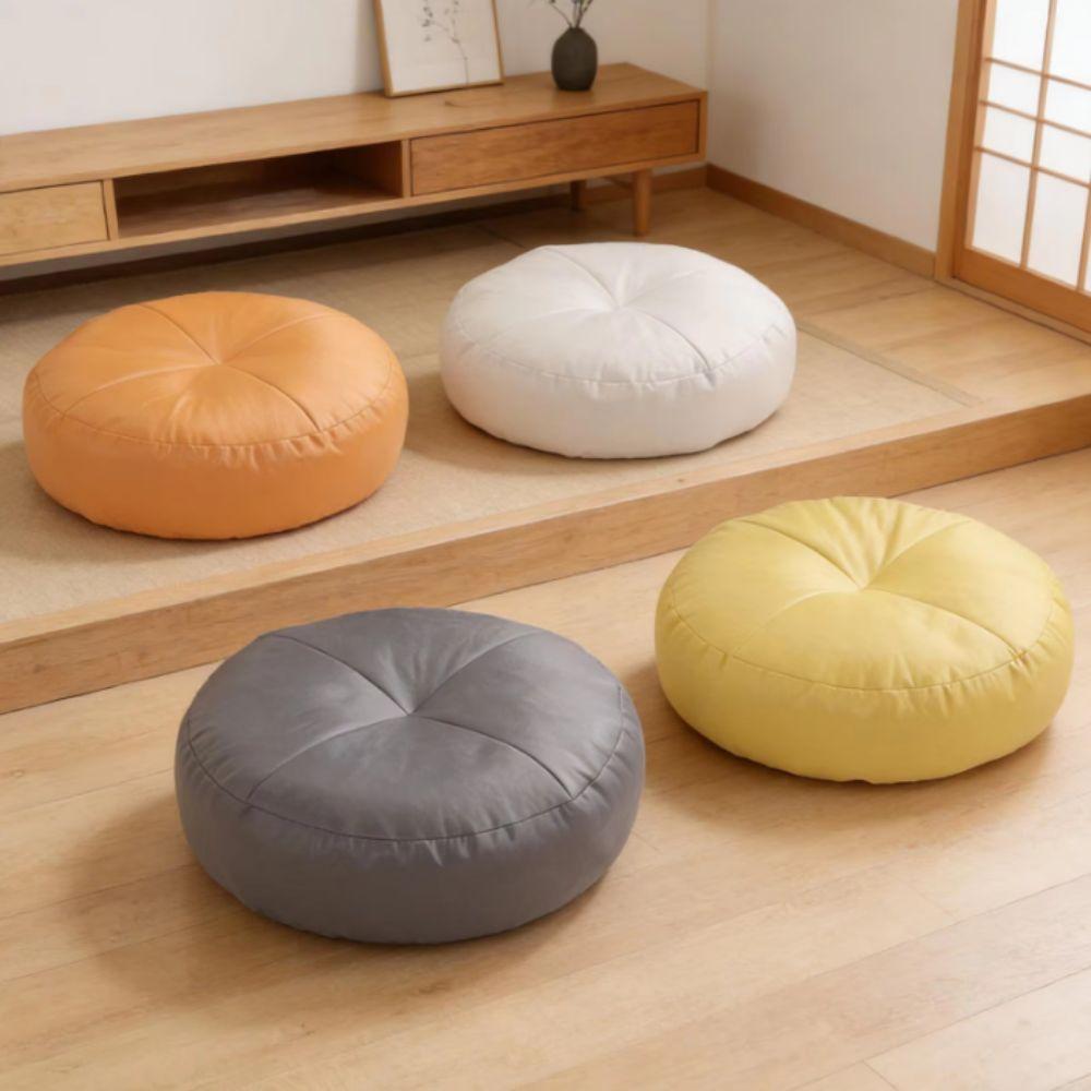 Non-Slip Tatami Mat Leather Futon Tech Fabric Floor Footstool  Bay Window