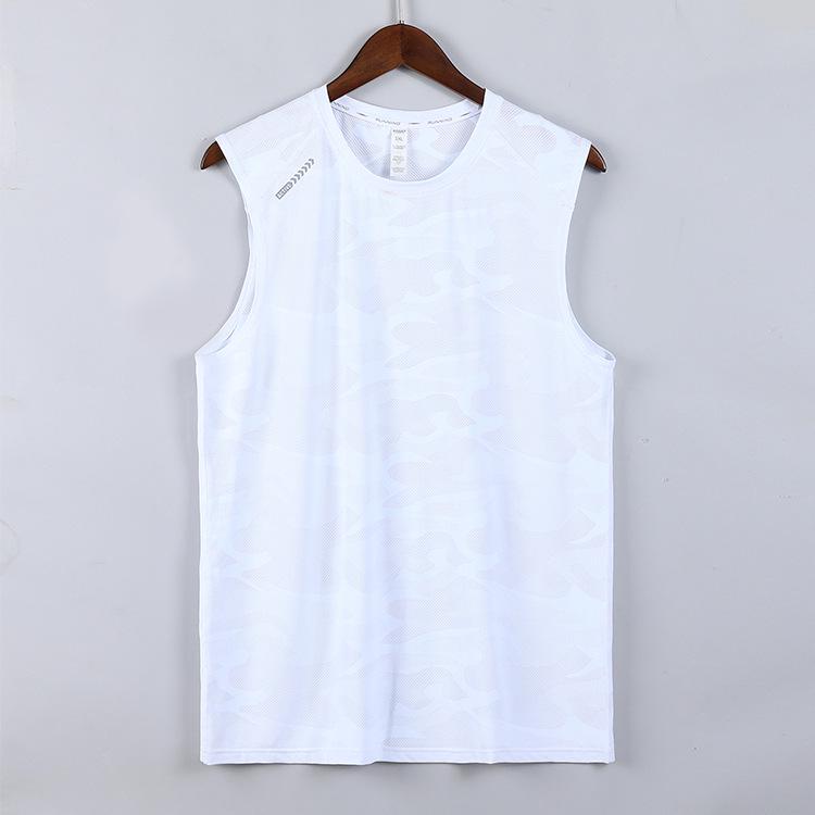 Men's Quick-Dry Sleeveless Sports Tank for Summer Training and Basketball