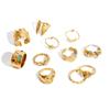 Titanium Steel Ring Mid-Ancient Light Luxury Ring Stainless Steel Ornament Women's High-Grade Jewelry Non-Fading Ring