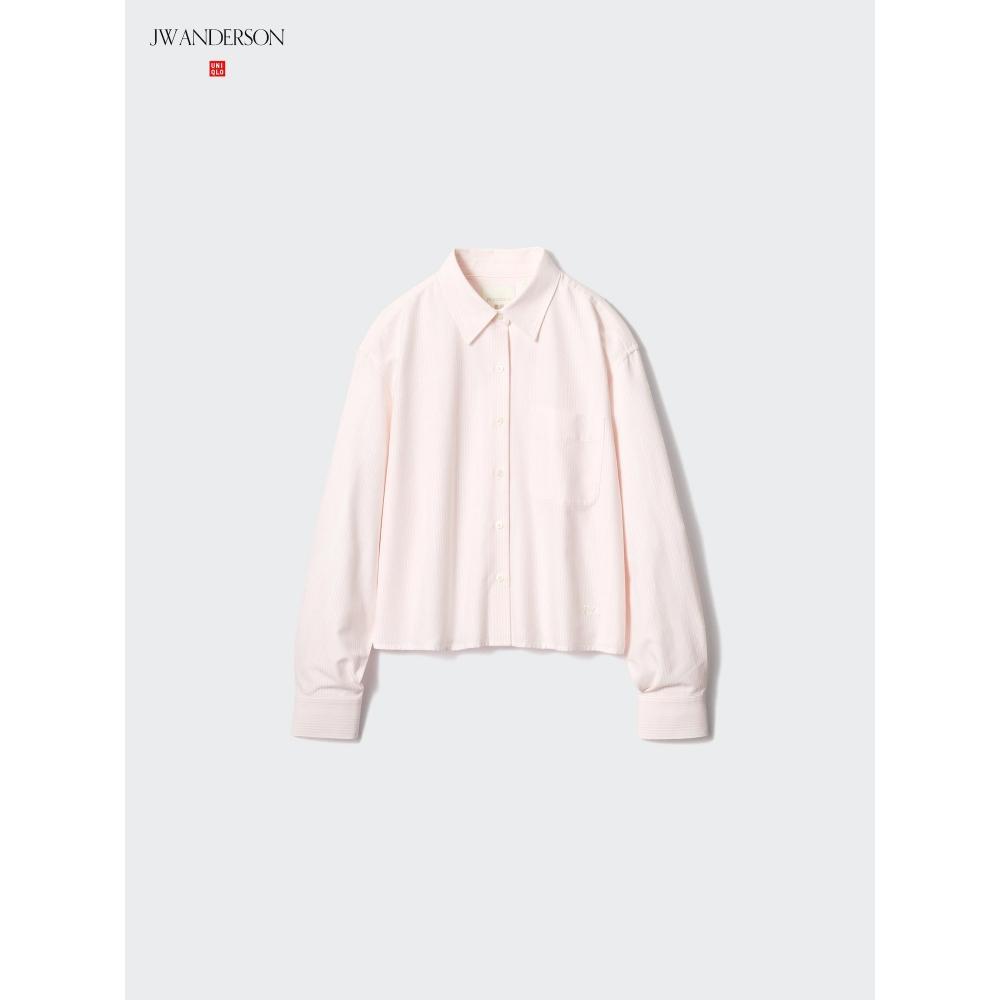 Uniqlo Oxford Boxy Shirt  Long Sleeve  Stripe