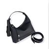 First layer cowhide bag women's new messenger bag pillow bag light luxury niche leather shoulder armpit bag