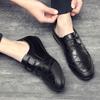 Low-top Men's Summer Breathable Casual Leather Shoes Soft-soled Soft Leather White Men's Shoes 2025 Driving Shoes