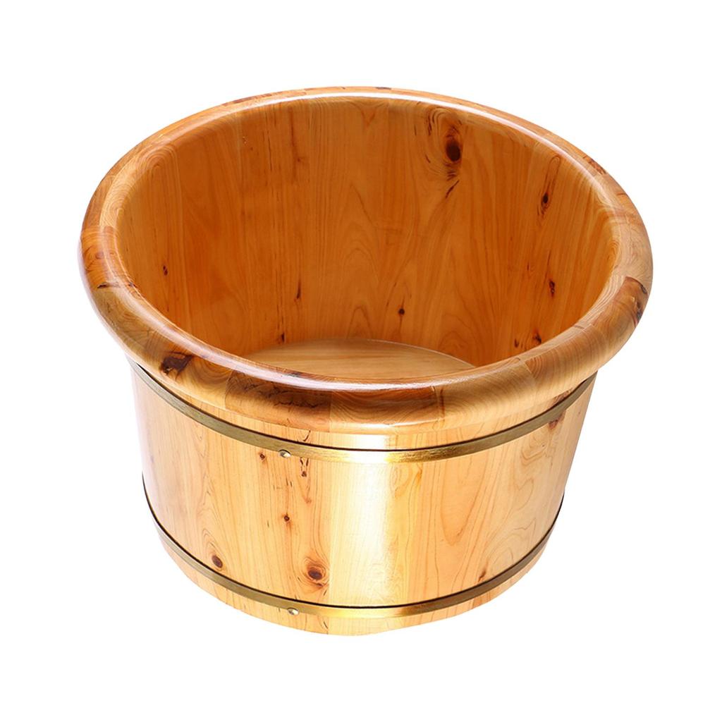 Foot Basin Bucket Bath Barrel Household Wooden Tub