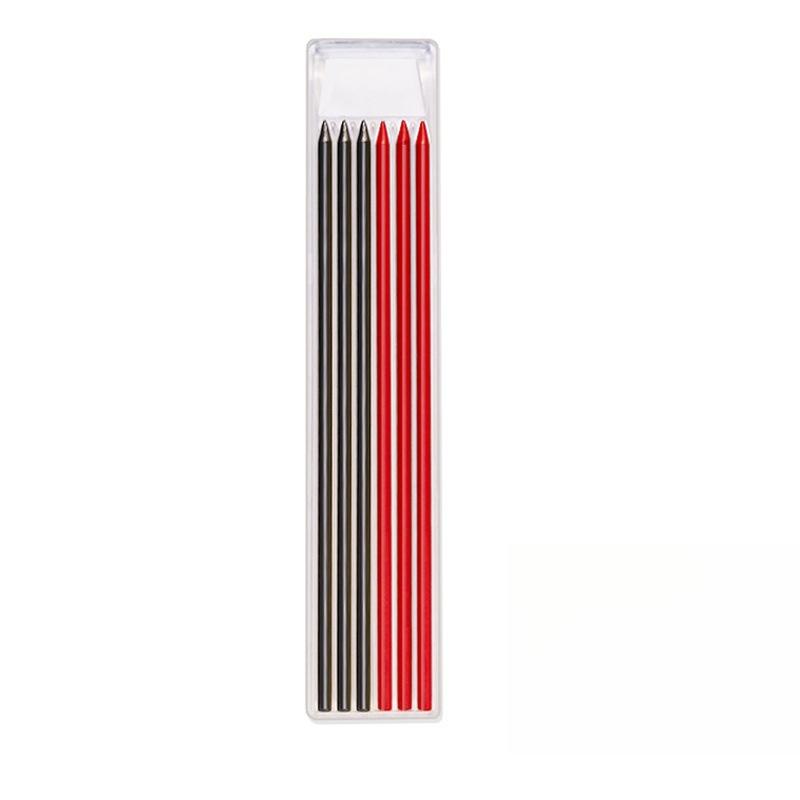2.8mm Professional Metal Long Head Woodworking Mechanical Pencil or Lead Refills, for Carpenter Marking Engineering Drawing Tool