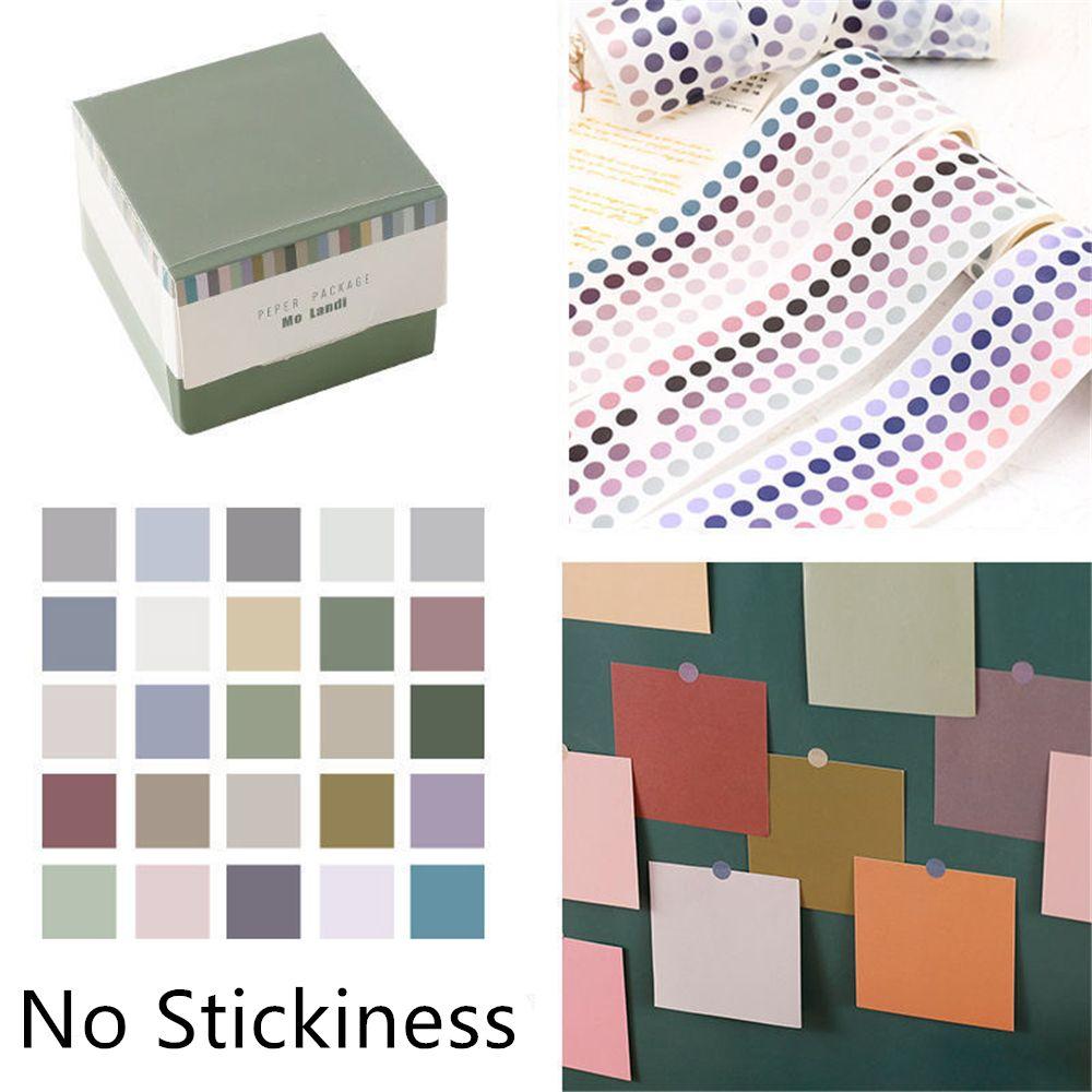

150 sheets Office Diary Creative Bookmark Paper Memo Pad Notes Morandi Color