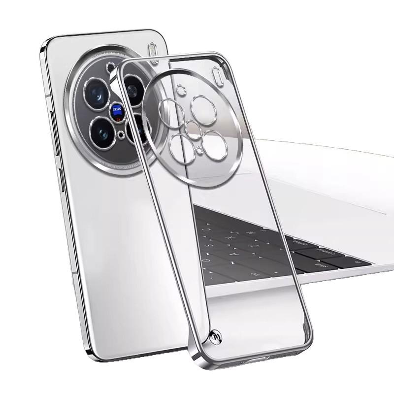 Applicable To Vivox111pro Mobile Phone Case, New Transparent Electroplating Borderless X111 Ultra-thin Anti-drop Protective Case Por