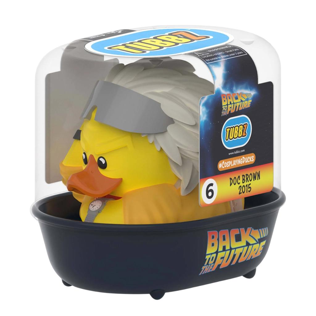 Back To The Future TUBBZ Doc Brown Rubber Duck
