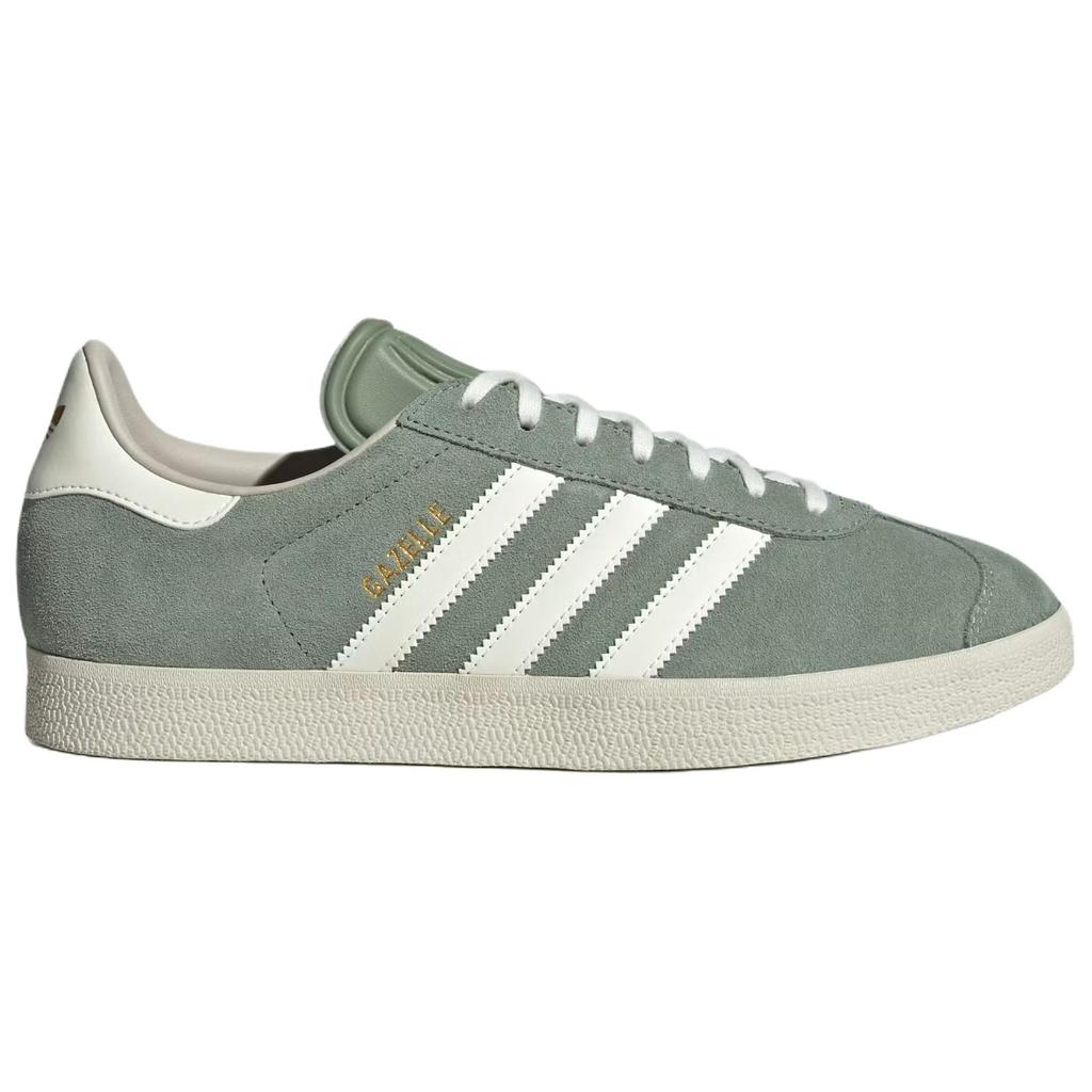 Adidas Gazelle Silver Green Unisex Sneakers Off-White Beige JP7783