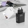 Digital Display Type-C and USB Charger with Screen - Smart EU/US Charging Head