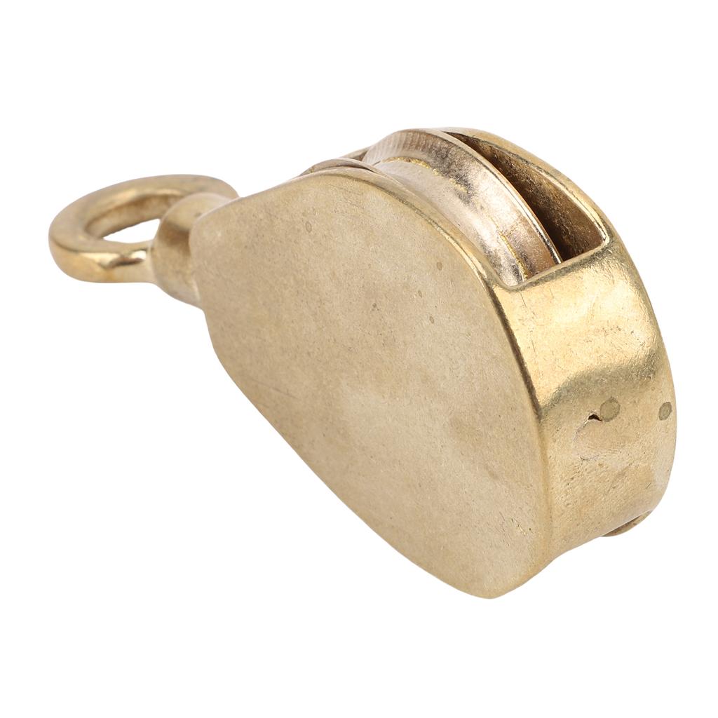 Boat Brass Flag Rope Pulley Elegant Boats Yachts Smooth Flagpole Sliding Hardware for Enhanced Flag Hoisting Experience