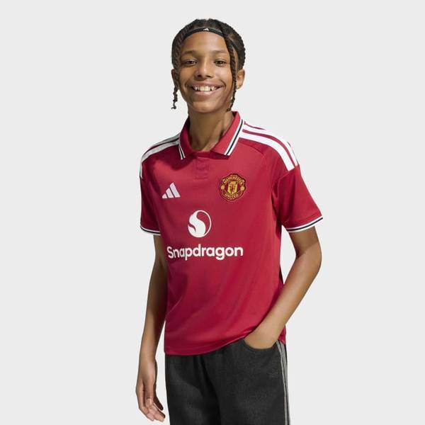adidas Kids Manchester United Home Jersey