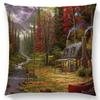 Elegant Cotton Linen Cushion Cover With Invisible Zipper For Easy Cleaning