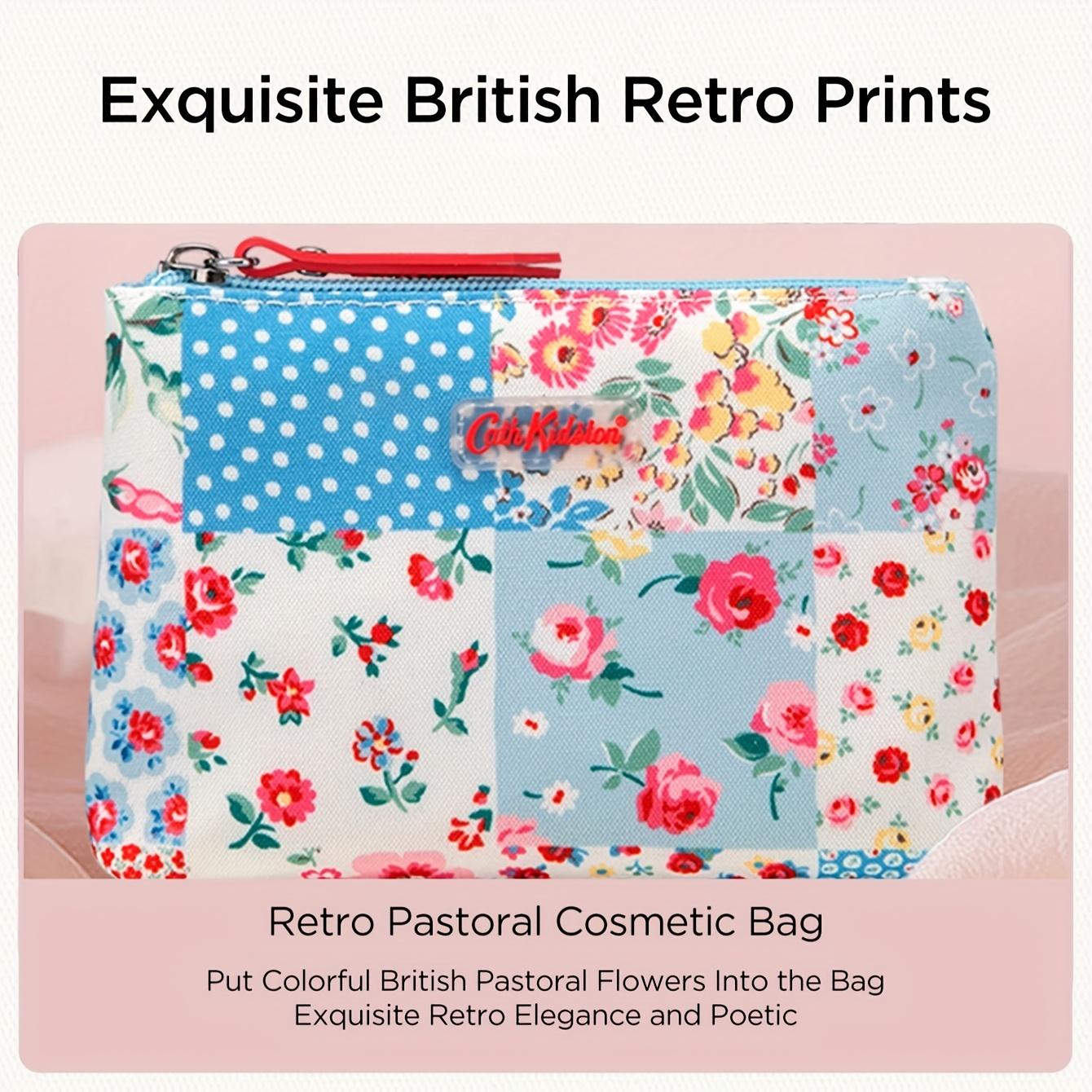 

Модная косметичка, женский удобный дорожный органайзер для макияжа с изысканным принтом