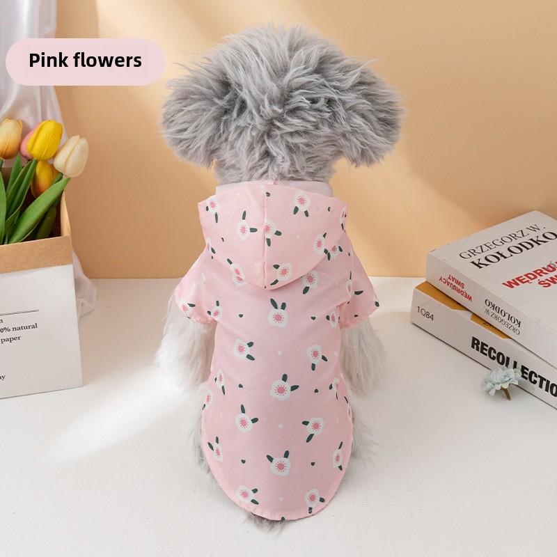 New Cat Dog Pet Non-leaking Thickened Durable Raincoat, Pet Clothes Pet Raincoat