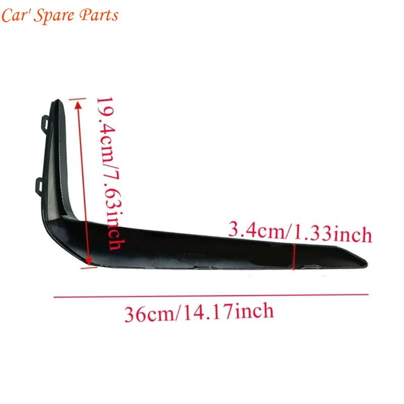 Y4UA Premium ABS Fog Light Eyelid Housing Cover Trim for G31 51118070541 51118070542