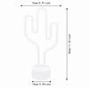 Desert Plant Neon Night Light Battery Operated LED Neon Lamp Portable Sign Light  Living Room