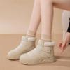 Women's Winter Chunky Platform Snow Boots Non-Slip Water Resistant Ankle Booties With Faux Fur Lining Comfort Warm Walking Short Boot Shoes for Women