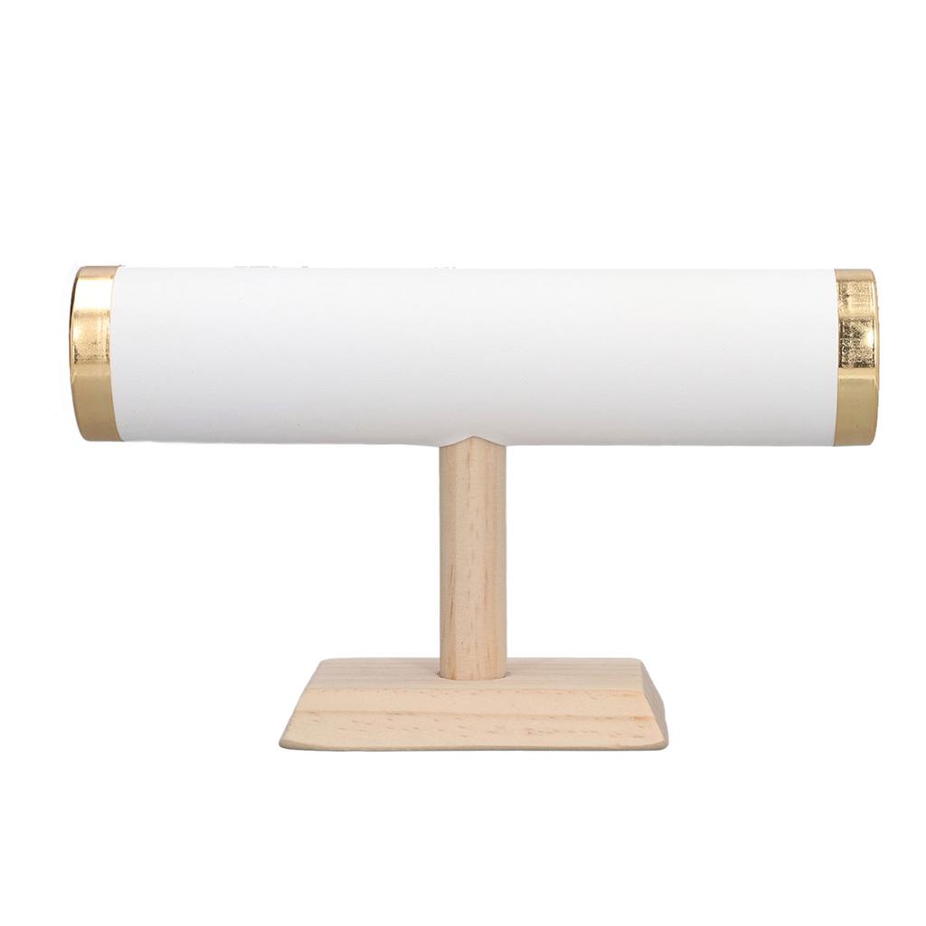 T Bar Bracelet Holder Display Organizer Golden Rimming for Watch Necklace Hair Scrunchy Hoop Headband