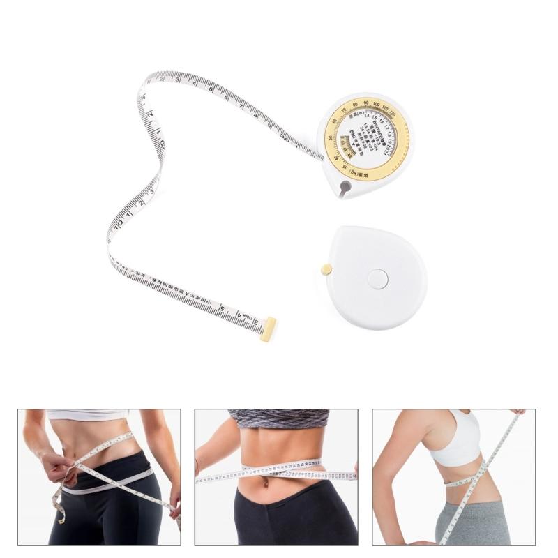 Tapes Body Measuring Fat Measure Retractable Measurement Bmi Rulers Tool Sewing Tapes Soft Cloth Flexible Measuring Tapes